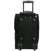 Dejuno 28-Inch Rolling Duffle Bag - Charcoal