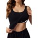 thumbnail image 1 of MKLEKYY Pijama Corto de Dos Piezas para Mujer, Ropa de Estar Por Casa, Camiseta Sin Mangas y Pantalones Cortos, conjunto de Pijama con Sujetador Incorporado, 1 of 3