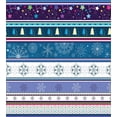 thumbnail image 3 of Ambesonne Striped Duvet Cover Sets, Dots and Snoflakes, 2-King, Multicolor, 3 of 6