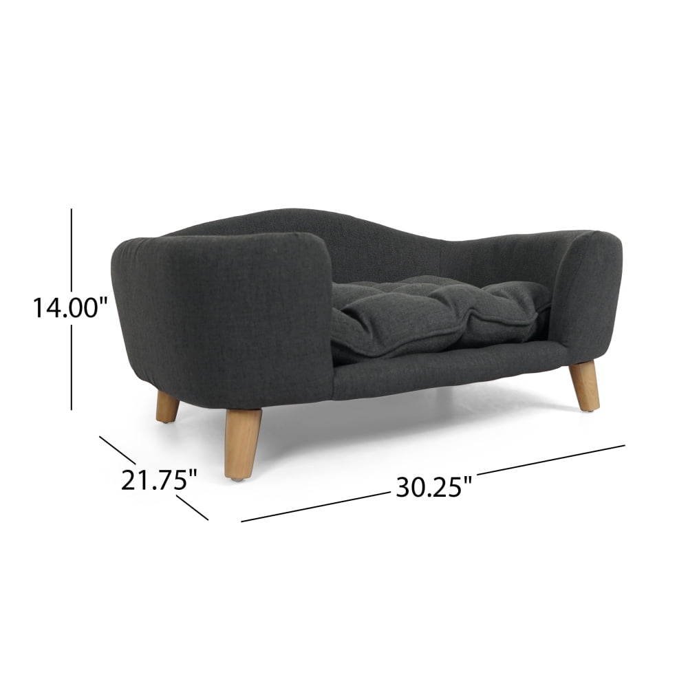 Premium Large Dog Sofa Bed Dog Couches Luxury Leather Dog Couches with Removable Washable Cushion Pet Outdoor Furniture