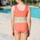 thumbnail image 5 of Vestido de Verano de Manga Larga Cuello Redondo Protector Solar de Manga Larga de los Niños, Mono de Manga Larga para la Piscina Y la Playa, 5 of 8