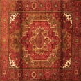 thumbnail image 1 of Ahgly Company Indoor Square Persian Orange Traditional Area Rugs, 8' Square, 1 of 1