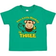 thumbnail image 3 of Inktastic Little Monkey 3rd Birthday Boy Boys Toddler T-Shirt, 3 of 5