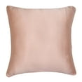 thumbnail image 3 of S4Sassy Decor Handmade Satin Cushion Cover Peach Pillowcase Square Pillow Cover 12 x 12, 3 of 5
