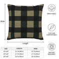 thumbnail image 2 of Multi-Size Linen Sofa Pillow Cover Invisible Zipper Open And Close Strong Use For Sofa Chair Garden Sofa Car Springgreen Buffalo Plaid Check Tartan Scotland_2 20"X20", 2 of 8