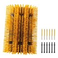 thumbnail image 2 of Cepillo para rascar ganado, herramienta de limpieza, cepillo de completo para caballos, cerdos, ganado Amarillo, 2 of 8