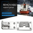 Winyuyby 2 Set Marine Grade Stainless Steel Table Bracket Set Removable