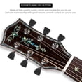 thumbnail image 3 of 6 PCS/ Set Tuning Pegs Machine Têtes Boutons Acryliques pour Guitare (Noir), 3 of 8