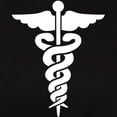 thumbnail image 3 of CafePress - Medical Symbol Caduceus Women's Dark T Shirt - Women's Traditional Fit Dark T-Shirt, 3 of 4