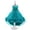 Mint Green, variant on Girls Sleeveless Flower Girl Dress, Princess Party Gown with Sequin Waist and Tulle Flower Hem, Junior Bridesmaid Wedding Birthday Celebration Dress, Formal Wear for Ages 2-12 Years Blue 140