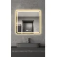 thumbnail image 3 of Banna Espejo Led Baño Touch 3 Modo Con Antivaho Hora Temp Cuadrado 60x60cm, 3 of 7