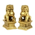 thumbnail image 2 of 2 figuras de leones guardianes de perro Fu, decoración de escritorio, multiusos, tradicionales 65 cm x 45 cm x 105 cm, 2 of 9