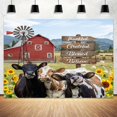thumbnail image 3 of 8x6ft Cow Backdrop Photo Props for Studio Wedding Baby Shower Wall Art Party Decorations Backdrops Vinyl Background Photography Photo Booth Prop, 3 of 4