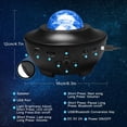 thumbnail image 5 of Star Projector, LED Galaxy Ocean Wave Projector Night Light Projector with Bluetooth Speaker, Remote Control Color Changing Starry Sky Projector Lamp for Kid Adult Party Home Theater Decor, 5 of 5