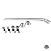 Westbrass D135-07 Single Offset Bath Supply - Satin Nickel