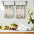 thumbnail image 3 of Spring Purple Floral Kitchen Towels Set of 4, Rustic Flowers Botanical Vintage Absorbent Dish Towels for Kitchen, Microfiber Hand Towel, Quick Drying Tea Towel for Cleaning Decorative Dishcloths, 3 of 7
