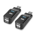 LYTiang 2Pcs USB 3.0 Splitter 4 Ports High Speed USB 3.0 Data Hub