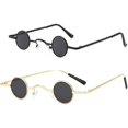 thumbnail image 1 of 2 uds gafas de sol Hippie polarizadas redondas Vintage gafas de sol de círculo pequeño Steampunk se pueden adaptar a la mayoría de las formas de cara, 1 of 5