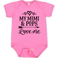 thumbnail image 3 of Inktastic Mimi and Pops Love Me Girls Baby Bodysuit, 3 of 5