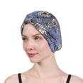 thumbnail image 5 of Bandana Cotton Floral Print Head Cover Wrap Hat Turban Hat Soft Bonnet Sleep Night Cap 4, 5 of 8