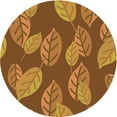 thumbnail image 1 of Ahgly Company Machine Washable Indoor Square Transitional Mahogany Brown Area Rugs, 3' Square, 1 of 7