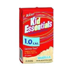 16 Boost - BOOST KID ESSENTIALS 1.0 Very Vanilla 8 oz. Tetra Pack of 16
