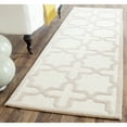 thumbnail image 3 of SAFAVIEH Cambridge Liz Geometric Wool Area Rug, Ivory/Beige, 4' x 6', 3 of 10