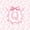 Pink Q, variant on Feelyou Rose A Initial Twin Quilt Set for Girls, Reteo Princess Bow Twin Coverlet Set, Pink White, 2-Piece