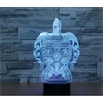 thumbnail image 5 of YSTIAN 3D Marine Life Turtle Remote Control 16 Color Night Lights Illusion Acrylic LED Table Bedside Lamp Children Bedroom Desk Decor Birthday Gifts Toy for Kids, 5 of 8