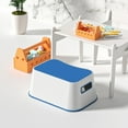 thumbnail image 3 of Mainstays Kids Blue/ White Stool,  Capacity 77 lbs, 3 of 5