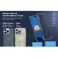 thumbnail image 2 of XUCP-Case for iPhone 15 Pro Max Frost Black Hard Straight Edge MIL Protection·Shockproof Airbags Rugged PC+Flexible Silicone 『Anti-Fingerprint』·[ Screen ＆ Lens Guard ][ Anti-Slip ] Luxury Matte Cover, 2 of 4