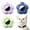 Lilac Purple + Navy Blue + Avocado Green, variant on SENHAWK 3 Pack 3D Flower Waterproof AirTag Holder, Soft Silicone Full Cover Pet Collar Case Compatible with AirTag 1st/2nd Gen, Anti-Lost Tracker Cover for Dogs Cats Small Medium Large Pets