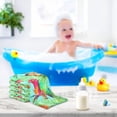 thumbnail image 5 of Colorful Parrot Birds Butterflies Baby Muslin Washcloths Soft Absorbent Face Towel, Tropical Leaves Jungle Flowers Burp Cloths Cotton Bath Wipes 5 PCS Infant Wash Cloth for Newborn Boys Girls 12x12, 5 of 6