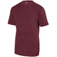 thumbnail image 2 of Augusta Shadow Tonal Heather Training Tee 2900 Maroon Xl, 2 of 2