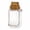 Brown, variant on Weloille Bear Salad Jar 1 Piece, Cute Kitchen Storage Container, Plastic Measuring Salad Bowl, Leak-proof Design, Easy to Clean, Suitable for Home and Restaurant Use