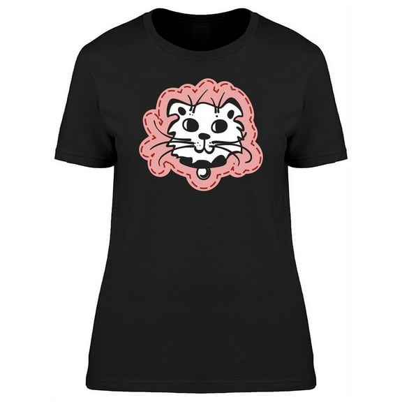 Cool Happy Cat Doodle T-Shirt Women -Image by Shutterstock, Female Medium