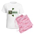thumbnail image 6 of CafePress - Quinn Celtic Dragon Women's Light Pajamas - Women's Short Sleeve Print T-Shirt and Pants Light Cotton Pajama Set, 6 of 7
