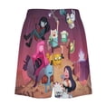 thumbnail image 5 of Adventure Time Men's Pajama Pants Sleepwear Lounge Shorts Bottoms Summer Daily Cozy Soft Ice Silk Pajama Shorts Lightweight Home Beach Shorts, 5 of 8