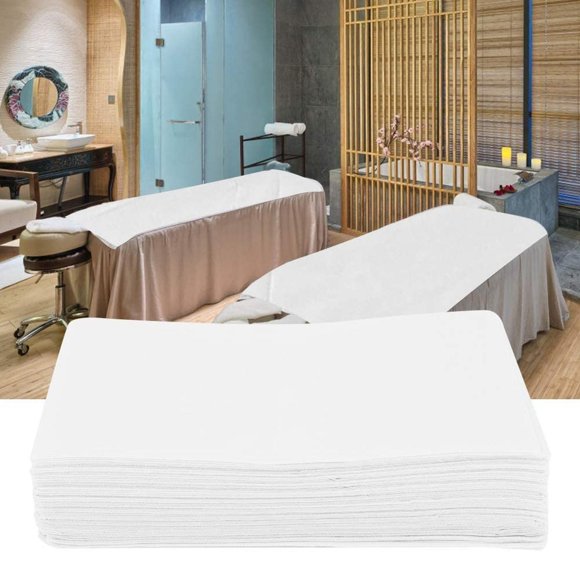 Cubierta Impermeable de Cama Blanca para Masaje, Balnearios y Hoteles