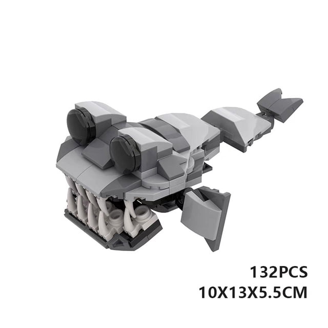 Haunted Zoo MOC Puzzle Brick Set – Bloques de construcción de terror inspirados en zoonomía para fans, pantallas de Halloween e ideas de regalos