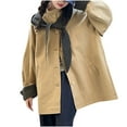 thumbnail image 4 of Birdeem Children's Plaid Patchwork Detachable Hooded Windbreaker Jacket, Middle & Large Size, 4 of 8