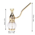 thumbnail image 4 of Pipa de agua para fumar, minicaldera multiusos portátil de metal para cachimba, para filtro de tabaco, 4 of 8