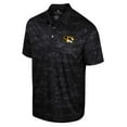 thumbnail image 2 of Men's Colosseum Black Missouri Tigers Daly Print Polo, 2 of 3