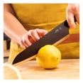thumbnail image 4 of HUDSON VALLEY | Cuchillo de Chef 20.3 cm Color Negro y Plata, Acero Inoxidable Premium y Mango Soft Touch Antideslizante, Filo Plano Profesional para Cocina, 4 of 4