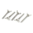 thumbnail image 1 of Unique Bargains 304 Stainless Steel Wing Bolt Butterfly Screw Fastener M6 x 50mm Thread 5pcs, 1 of 1