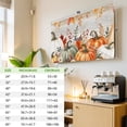 thumbnail image 3 of Indoor TV Cover 32 Inch, Orange Pumpkins Fall Elastic Monitor Dust Covers for Television, Desktop Computer Thanksgiving Flowers Leaves Farmhouse Dustproof Fitted TV Cover for Inside 27.9"L x 15.7"H, 3 of 9