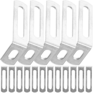 20-Pack Heavy Duty Stainless Steel Corner Braces - 3.3x3.3 Inch L Brackets With Screws For Furniture & Shelves