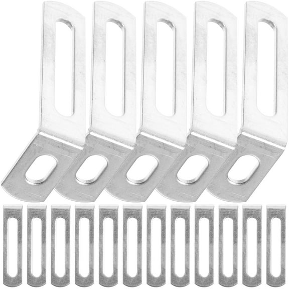 Youliang Adjustable L-Shape Corner Brace with Slot 20PCS Metal Joint Right Angle Brackets