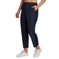 thumbnail image 4 of RBX Active Women's Plus Size Ribbed Side Woven Ankle Pant With Pockets, 4 of 4
