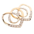 thumbnail image 1 of Milisten 2pcs Rhinestone Scarf Buckle Rings Shawl Buckle Fashion Scarf Rings Women Clothing Jewelry, 1 of 6